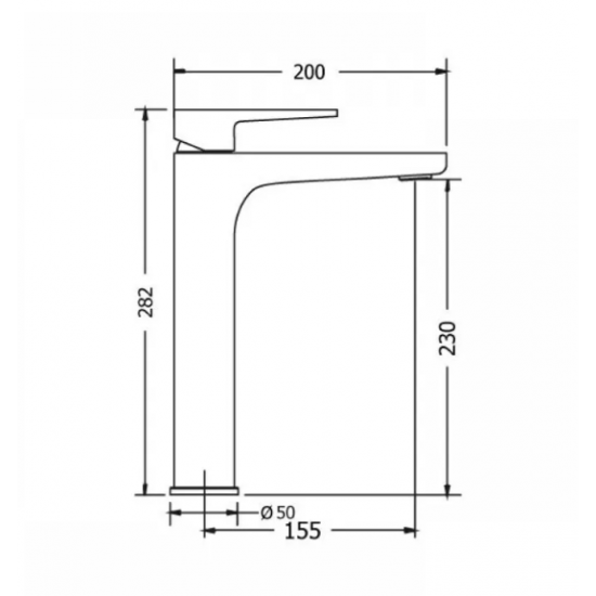 Μπαταρία Νιπτήρα Ψηλή με Ρουξούνι 200 mm Optima Plus Modea 00-2509 Χρωμέ Μπαταρία Νιπτήρα Ψηλή με Ρουξούνι 200 mm Optima Plus Modea 00-2509 Χρωμέ